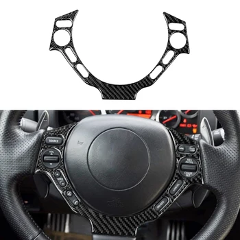 

Carbon Fiber Black Decoration Cover Trims Carbon Fiber 1pcs Button Durable High Quality