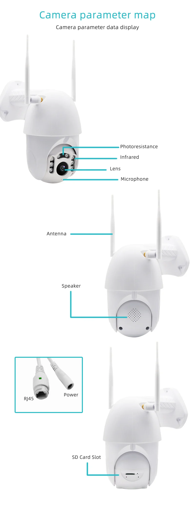 1080P ip-камера PTZ ip-камера WiFi Беспроводная Автоматическая скорость слежения купольная камера наружного наблюдения ссtv IR домашняя камера видеонаблюдения