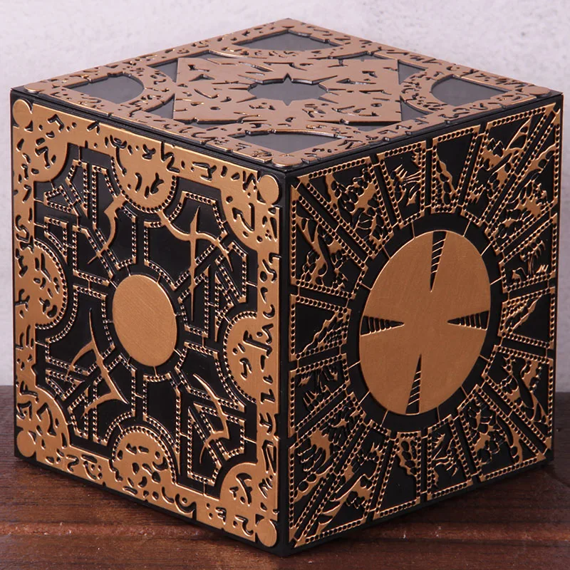 Фильм ужасов Hellraiser Puzzle Box жалование конфигурации ПВХ фигурка Коллекционная модель игрушки