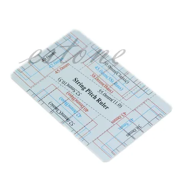 

New Guitar Bass Fritz Ruler String Pitch Ruler Action Ruler Card Vernier Caliper