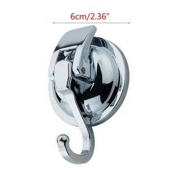 

2PCS TPU Traceless Hanger Heavy Duty Vacuum Suction Cup Hooks for Home Bathroom 72XD