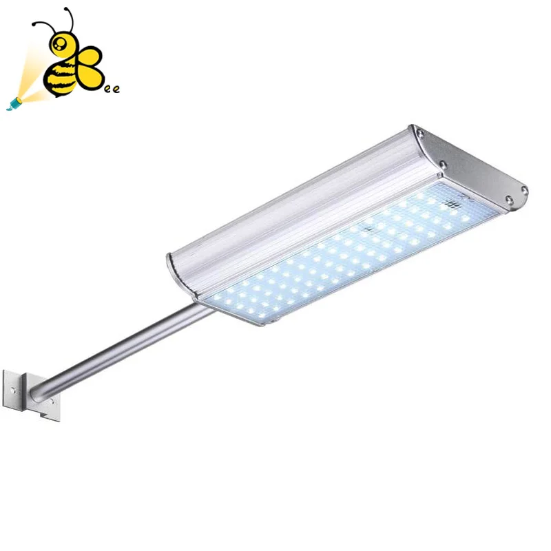 Чистый белый СВЧ датчик движения 70 Led Солнечный свет SMD 2835 на солнечных батареях