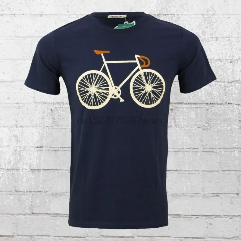 

Greenbomb Fahrrad Rennrad T-Shirt Bike Two blau Mnner Bicycle Men's Tee