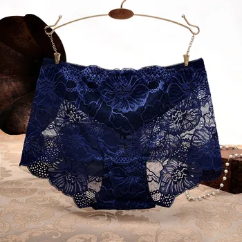 

Woman Panties Underwear Sexy Hollow Lace Ladies Underpant With High Waist And Hip Fashionable Women's Panties Intimates briefs