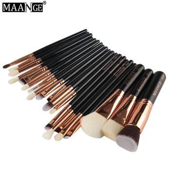 

20pcs/set Makeup Brushes Kit Rose Gold Wooden Aluminum Specifications: Brush Handle Foundation Blush Brush Cosmetic Make Up Tool