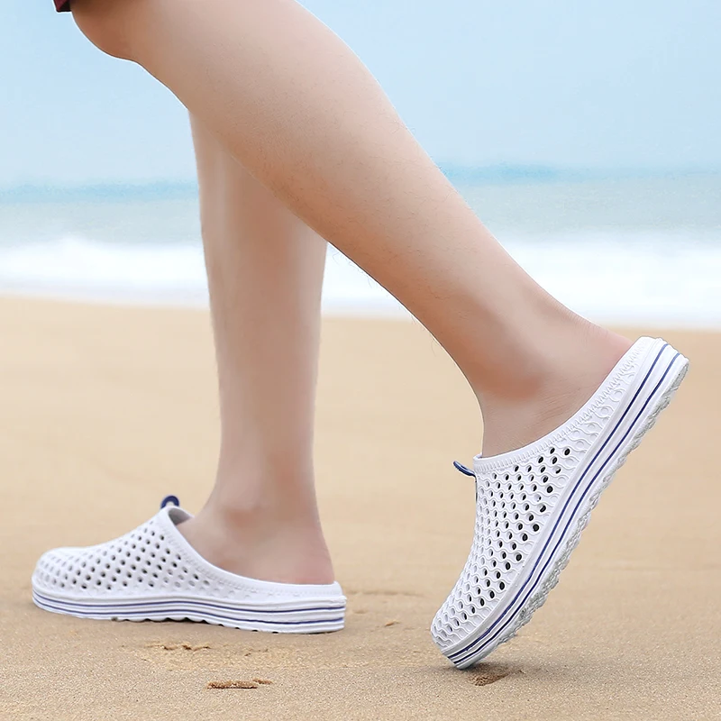 

Original Garden Flip Flops Water Shoes Women Men Sport Wading Summer Beach Aqua Slipper Outdoor Swimming Sandal Sequin Shoes