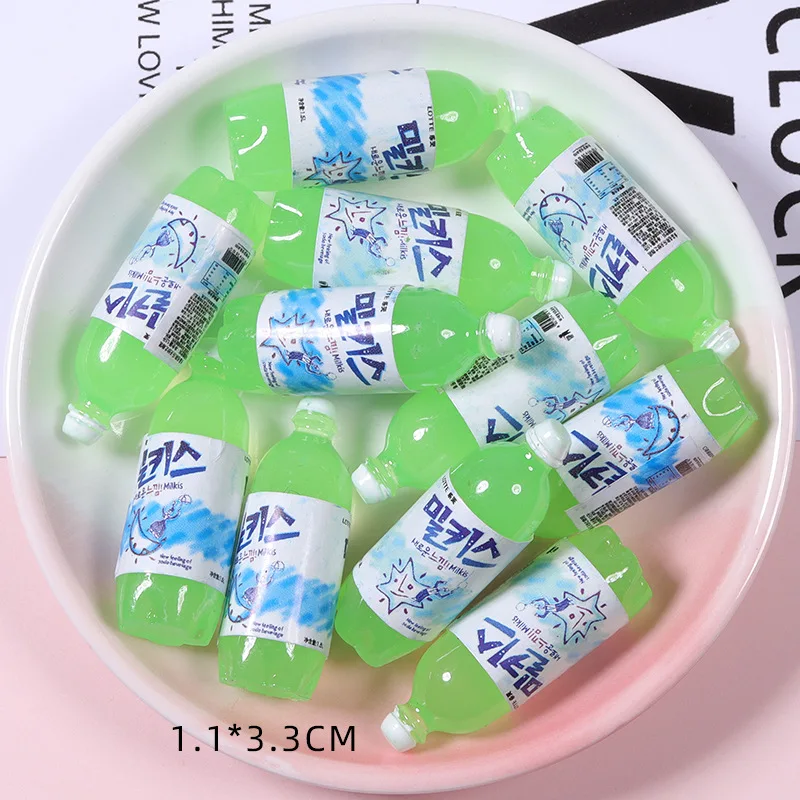 Mini Drinks Bottle for 1:12 1:6 Dolls Toy Dollhouse Decoration Part Kids Toy Pretend Play Gift 10/20 pcs