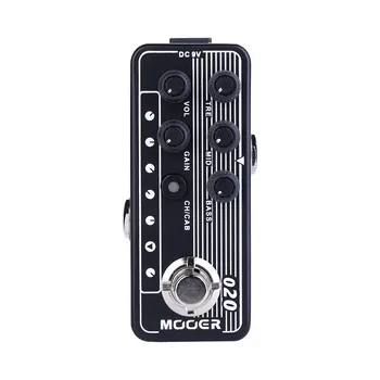 

MOOER 020 BLUENO MICRO PREAMP electronic guitar effects contains 2 channels Integrated speaker cabinet simulation