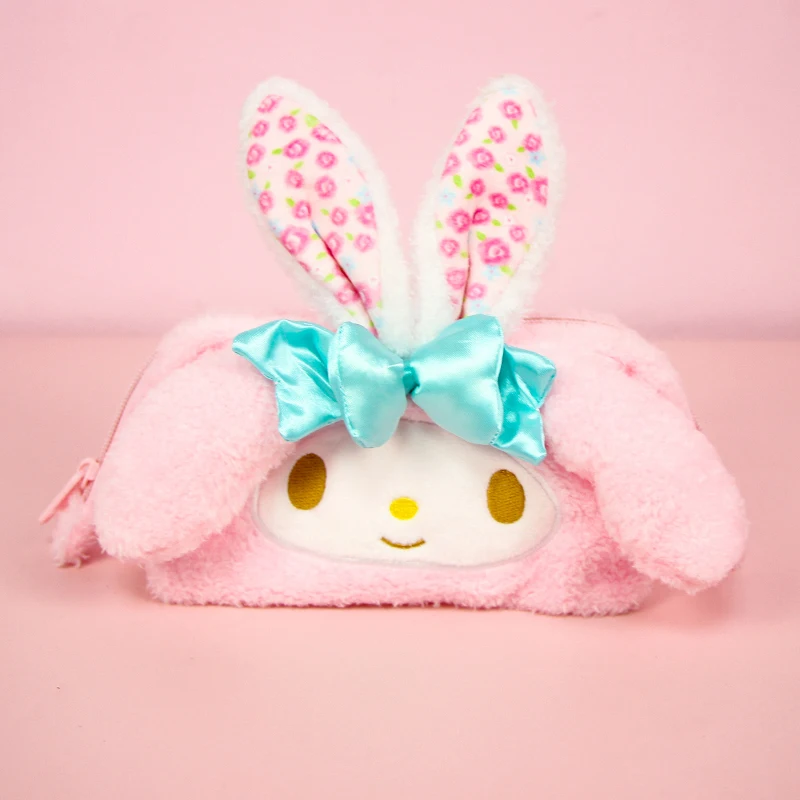Мультяшная милая сумка HelloKitty My Melody для макияжа Melody, косметичка, хранение дорожных сумок, сумка для девочек, сумка для макияжа для девочек, подарок - Цвет: Розовый