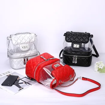 

Women's bag leather new Korean version of women's shoulder bag head layer cowhide double shoulder backpack