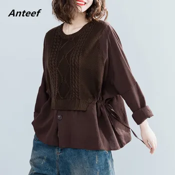 

korean style cotton plus size vintage autumn casual loose tee t shirt women t-shirt ladies tshirt clothes 2020 tops streetwear