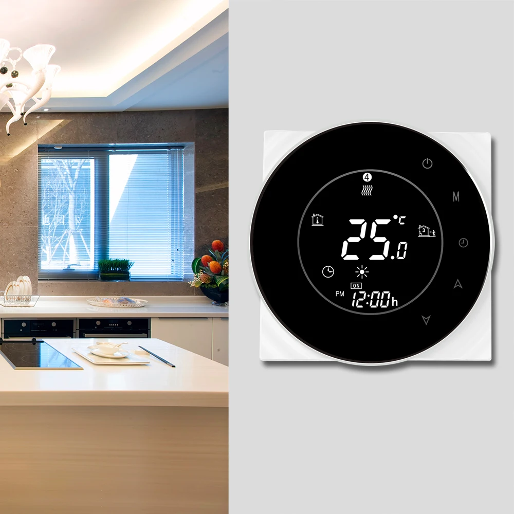 Электрический нагревательный термостат умный WiFi контроль температуры Лер туя программируемый Голосовое управление с Amazon Echo/Google 16A-240V
