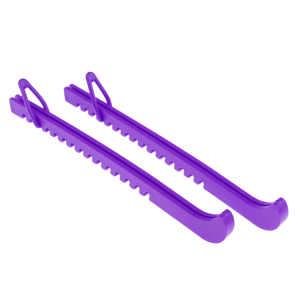 Bluish Violet 1 пара Регулируемая фигура скейт охранники ходьба защита для лопастей чехлы протектор - Цвет: Bluish Violet