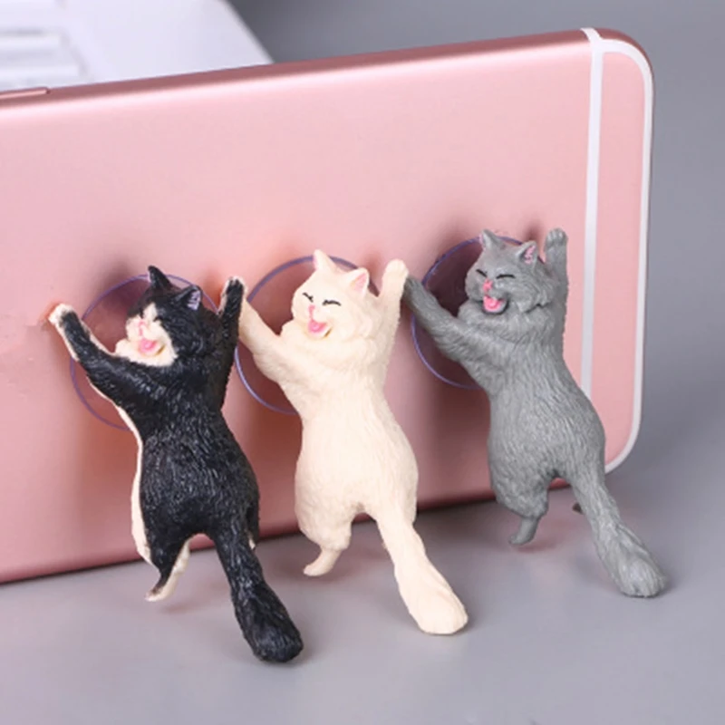 COOL Mr Cat мобильный телефон держатель подставка присоски планшеты смартфон F3ME |