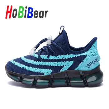

HOBIBEAR Children Shoes Girls Breathable Kids Running Sneakers Rubber Sole Teenage Boy Sneakers Anti-Slip Kids Gym Shoes Sport