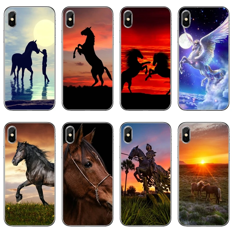 

Sunset Horse Tree Birds For Samsung Galaxy A10 A30 A40 A50 A60 A70 A6s A8 A9s J4 J6 Prime Plus 2018 cover case