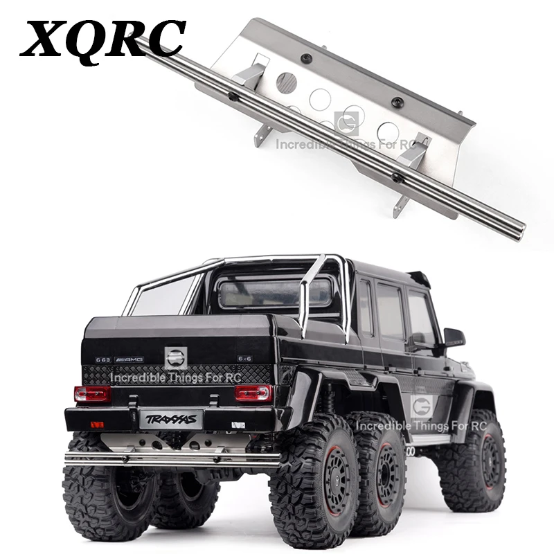 

XQRC GRC Metal Rear Bumper Armor Height Adjustment For 1/10 RC Crawler Car Traxxas TRX6 6X6 G63 TRX4 G500 OP Accessories Part