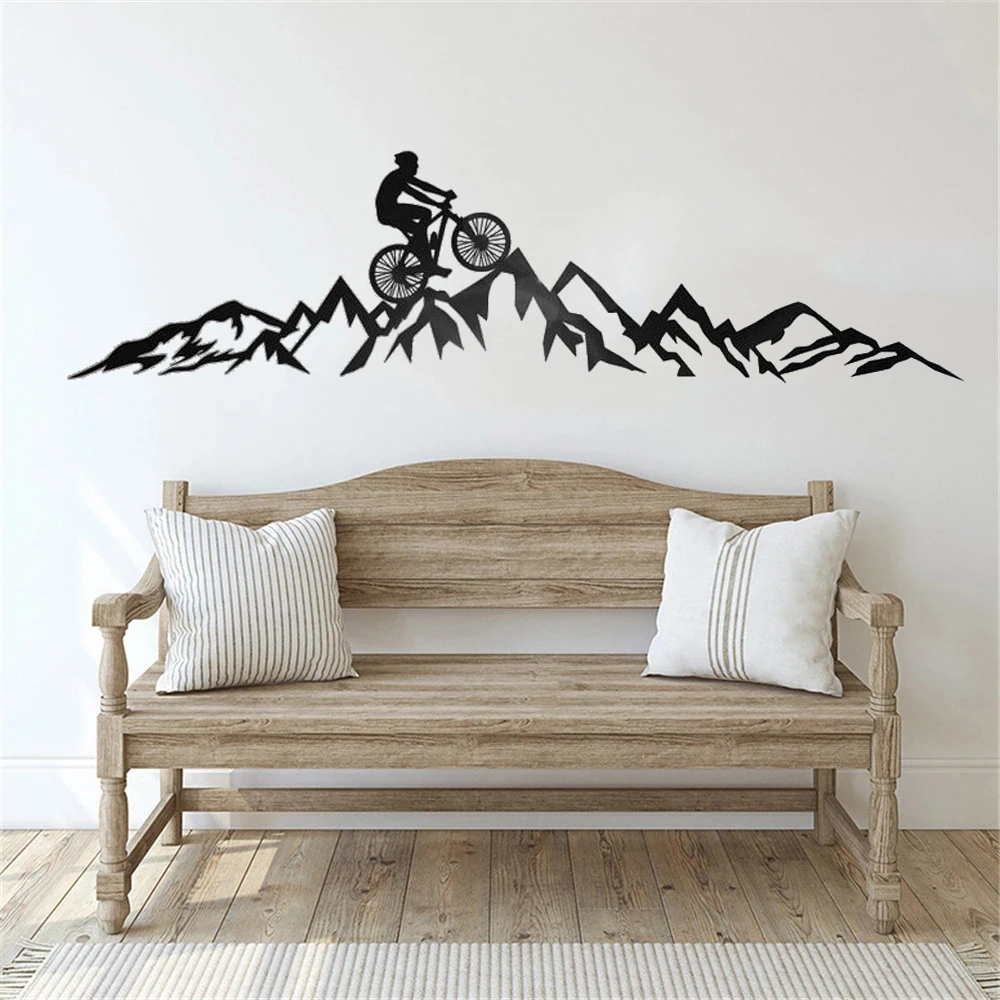 

Mountain Bike Wall Decals For Kids Rooms Decor Poster Vinyl Bicycle Extreme Sport Stickers Bedroom Livingroom Murals DW21734