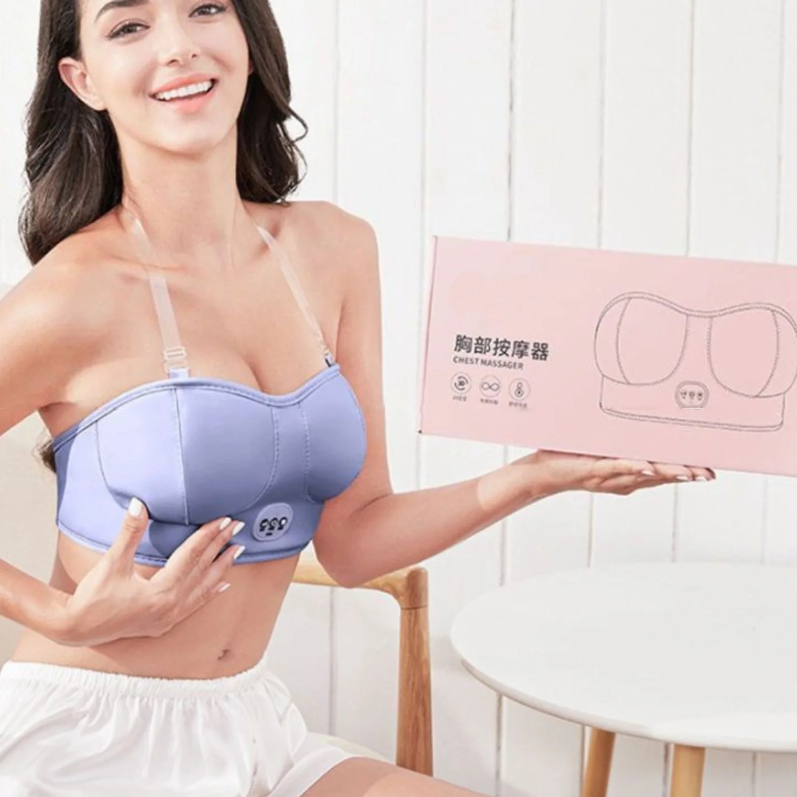 Breast Massage Bra Vibration Chest Massager Breast Enhancement