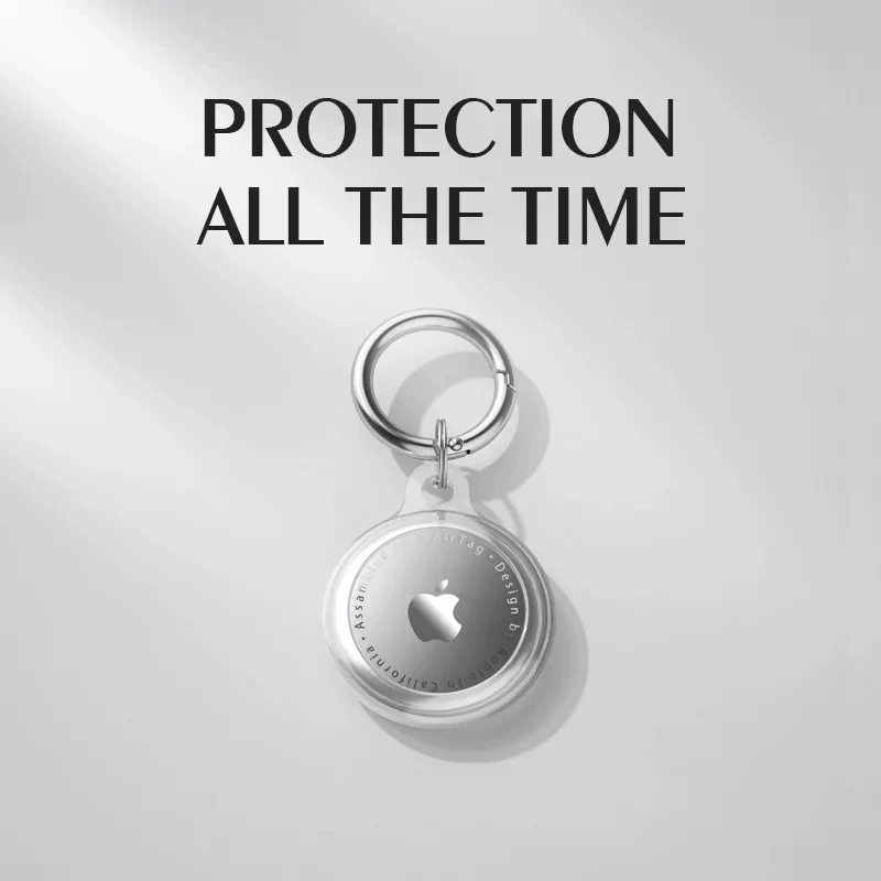 Para Apple AirTag AppleTag Funda AirTags Llavero Protector Shell Skin Case