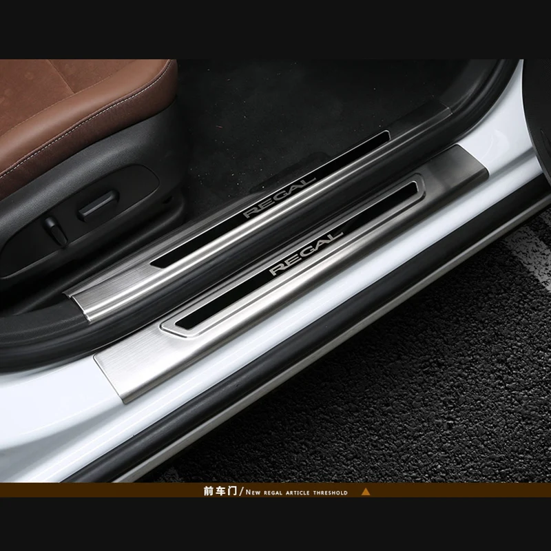 От до, предназначенный для buick regal, нержавеющая сталь, порог бар добро пожаловать педали, декоративные аксессуары