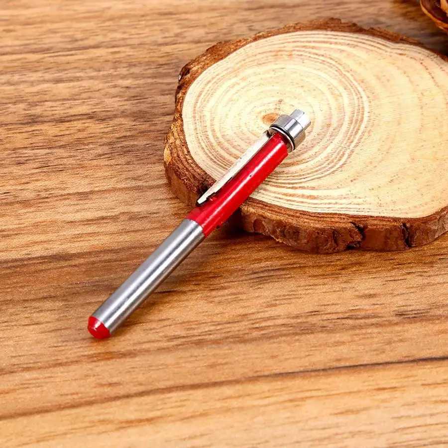 

Durable 1/4 inch Straight Shank Trim Router Flush Trim Cutter Bit Tool woodwork