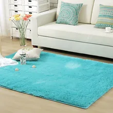 Модный мягкий Шелковый Шерстяной Ковер Крытый современный коврик с ворсом шелковые Коврики Спальня пол коврик Детский ковер