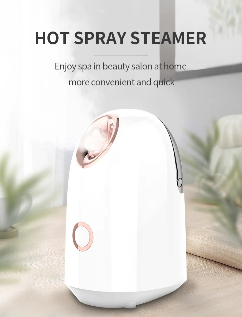 Facial Steamer SPA Face Moisturizing Nano Spray Mist Humidifier Hot Sparyer Fruit Vegetable Skin Deep Hydrating | Красота и здоровье
