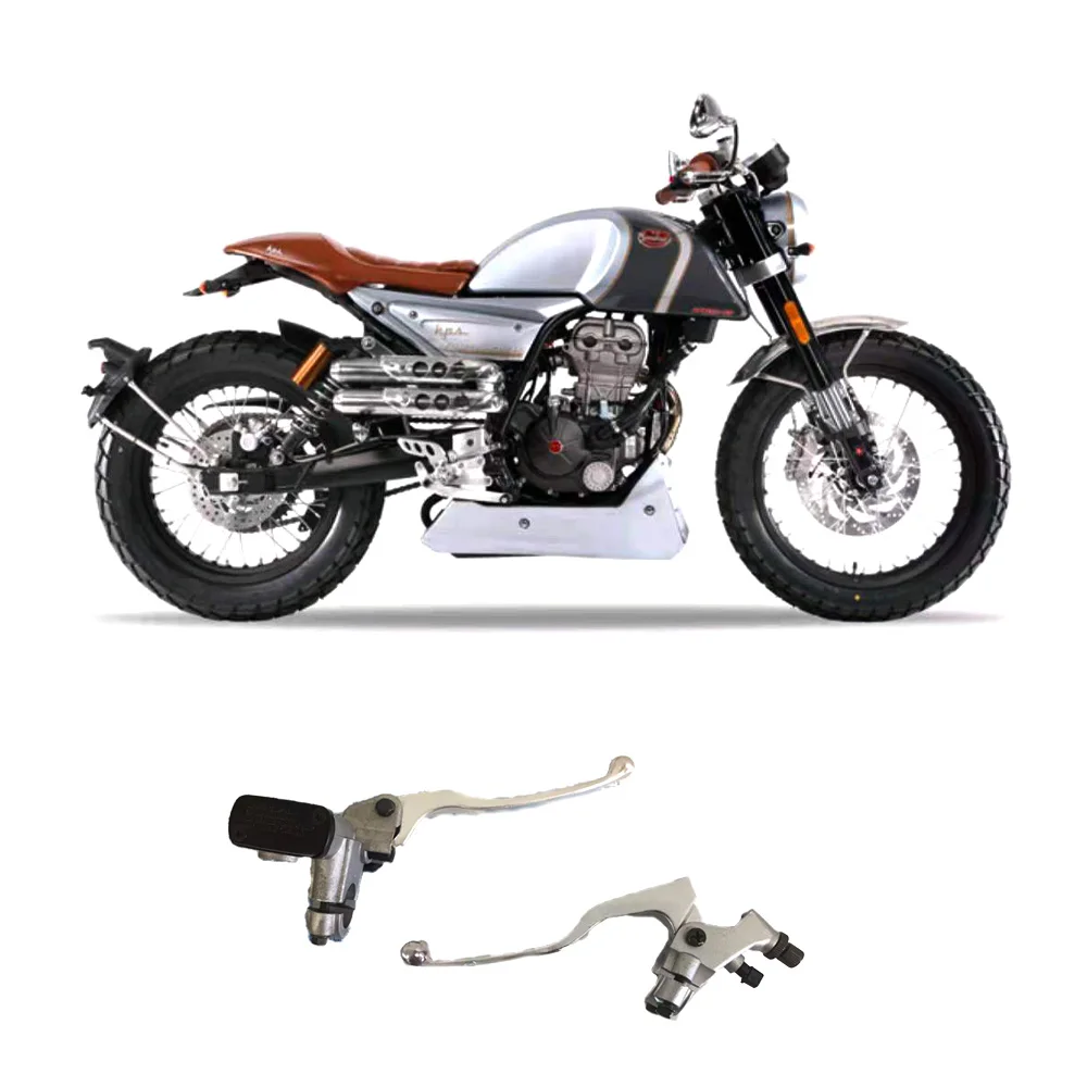

Clutch Handle Left Brake Lever Front Disc Brake Lever Brake Pump Assembly Motorcycle Accessories For FB Mondial HPS 125