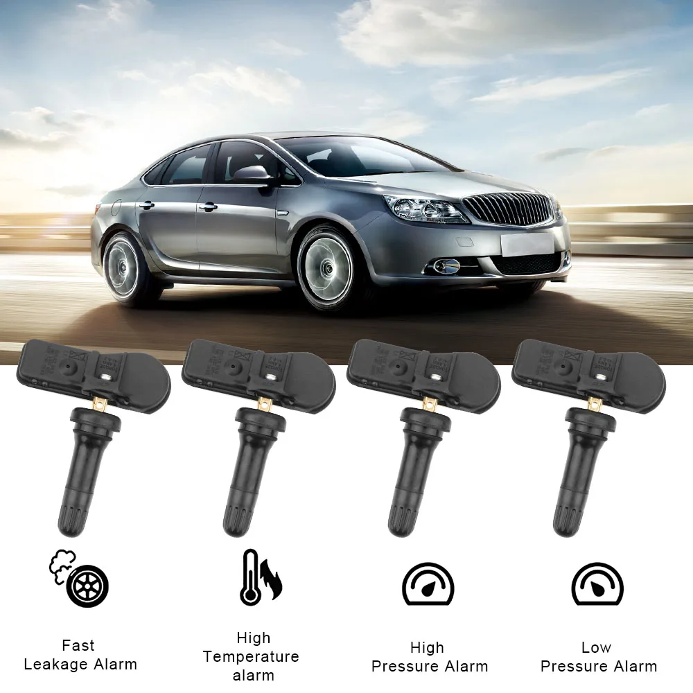 4Pcs TPMS Sensor 52933 C1100 Car Tire Pressure Monitor For Hyundai I20
