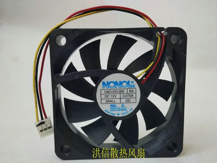 Оригинальный вентилятор охлаждения NONOISE DLP G6015S12B2 BA DC12V 0.070A 6 см | Компьютеры и офис