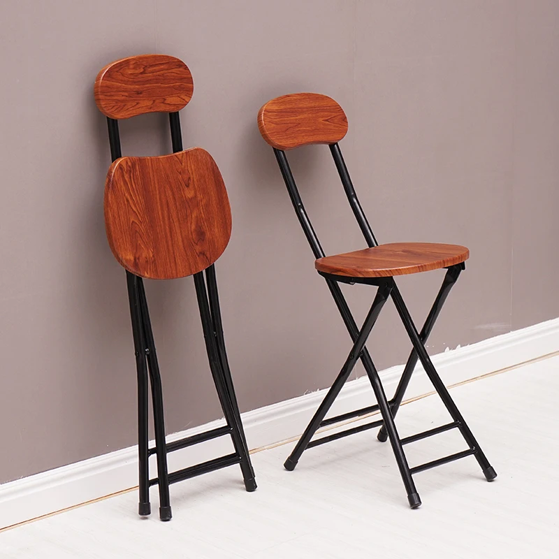 

Modern folding stool restaurant dining chair restaurant office meeting computer stool Nordic home bedroom learning folding stool