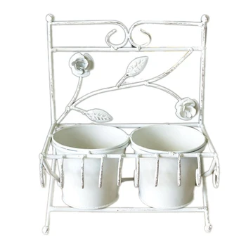 

BEAU-Wrought Iron Creative Retro Iron Skin Succulent Flower Pot Flower Table Top Furniture Decoration Flower Pot