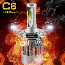 2pcs XENPLUS Super bright Led bulbs H7 110W 13200lm 12V C C6 LED headlights H4 H11 D2S HB3 HB4 9004 9007 H13 lamp