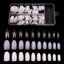 AliExpress эллипса поддельные ногти 100 штук в коробке Маникюр Горячая ногтей