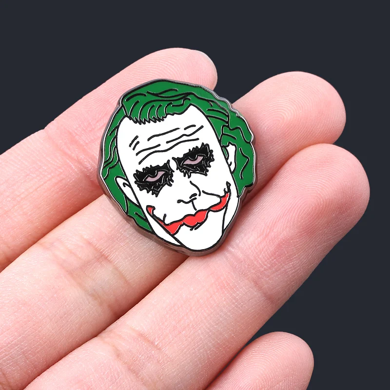 20 шт., брошь на булавке в стиле DC JOKER, Стивен, король, это, значок, брошь для женщин, мужчин, на булавке, ювелирное изделие, подарок