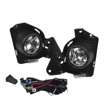 

DHBH-1 Set of 12V Fog Lamp Assembly with LED Light, 3200K Yellow Color Temperature Fog Lamp Suitable for 2014 Toyota Hiace Fog L