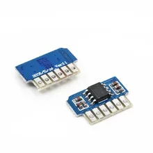 Taidacent 25 pçs mini melhor diy baixa tensão sistemas de áudio estéreo ns8002 classe ab amplificador circuito dc 3v mono amplificador