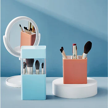 

Makeup Brush Storage Box Container Make Up Organizer For Storing And Drying Makeup Brush Travel Portable Storage Tool