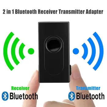 

2 in 1 Bluetooth V 4.2 Transmitter Receiver Wireless A2DP 3.5mm Stereo Audio Music Adapter with aptX & aptX Low Latency