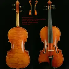 Реальное фото Guarneri del Gesu 1743 Каннон скрипка мастер Wang's own Work No. W 16