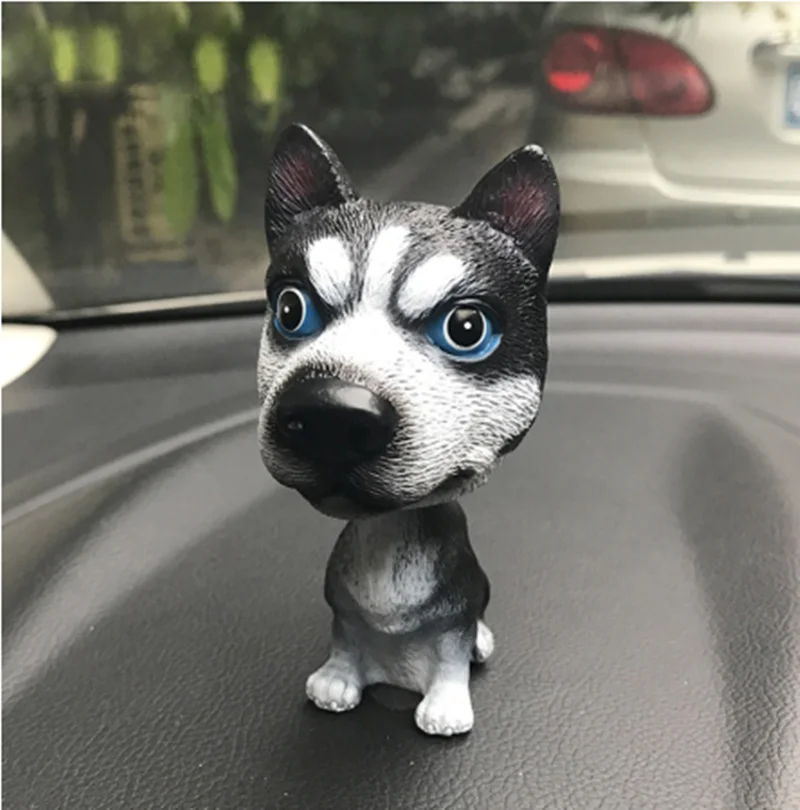 Кивающая собака забавная встряхившая голова игрушки Симпатичные Bobblehead куклы-щенки качели автомобиля украшения дома авто Декор интерьера автомобиля игрушки для приборной панели