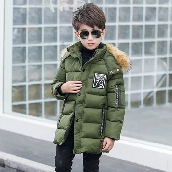 

Children Winter Jackets for Boy Hooded 2020 Autumn Warm Coats Kids Hooded Outerwear Children Clothes Kids Coats Boys Winter