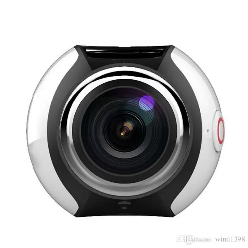 High quality V1 360 degree panoramic sports camera mini 3D wifi sports DV 4K full HD 30m waterproof outdoor action video cameras