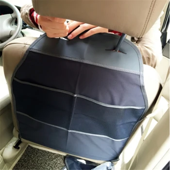 

Car Back Seat Storage Bag Organizer Pouch Protective Anti Kicking Padded Child Dirt Protection