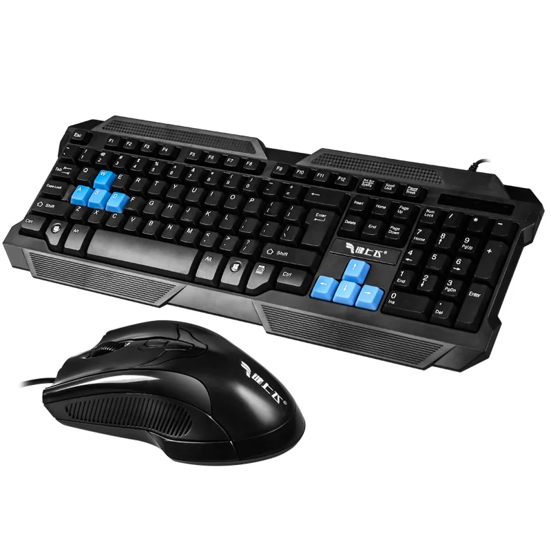 

G2019 P + U-U + U-Set Gaming Keyboard USB Cable Waterproof Keyboard Mouse Set with Game Key