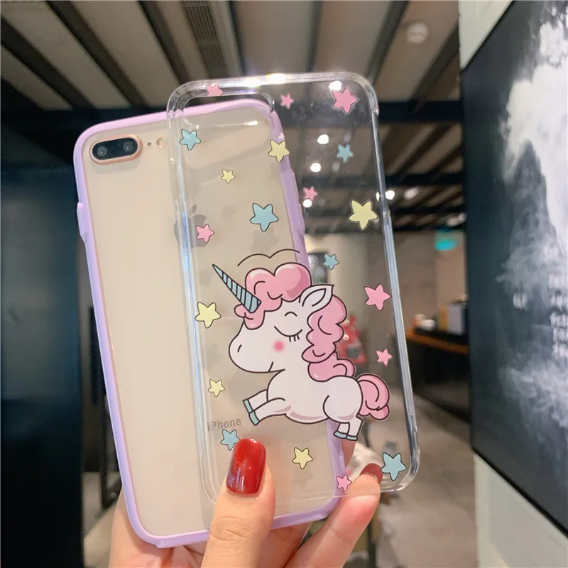 Для iPhone 11 pro Max чехол для телефона с мультяшным медведем+ пленка для экрана из закаленного стекла для iPhone X XS Max XR 7 8 6s Plus прозрачный чехол