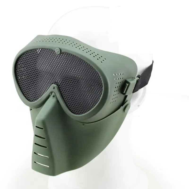 

3pcs Camouflage paintball Mask War Game Tactical Metal Mesh Maske for shooting/BB Airsoft Games/
