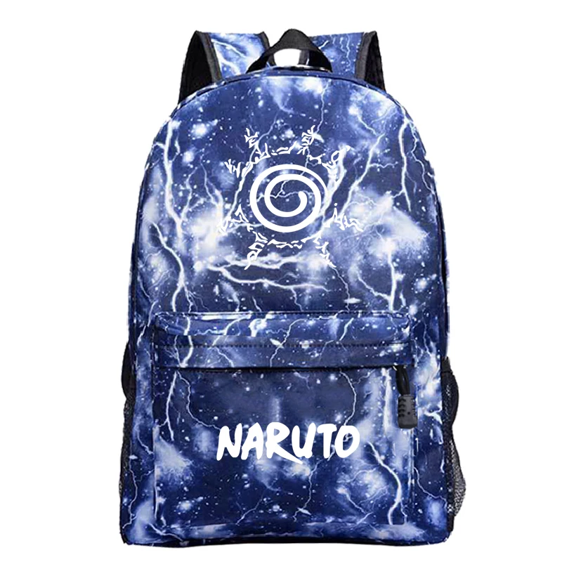 Рюкзаки Naruto школьные рюкзаки для подростков с рисунком звездного неба дорожные