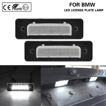 

2Pcs For BMW E30 E12 E28 E24 E23 E26 Z1 Error Free White LED Number License Plate lights Lamp Car Accessories